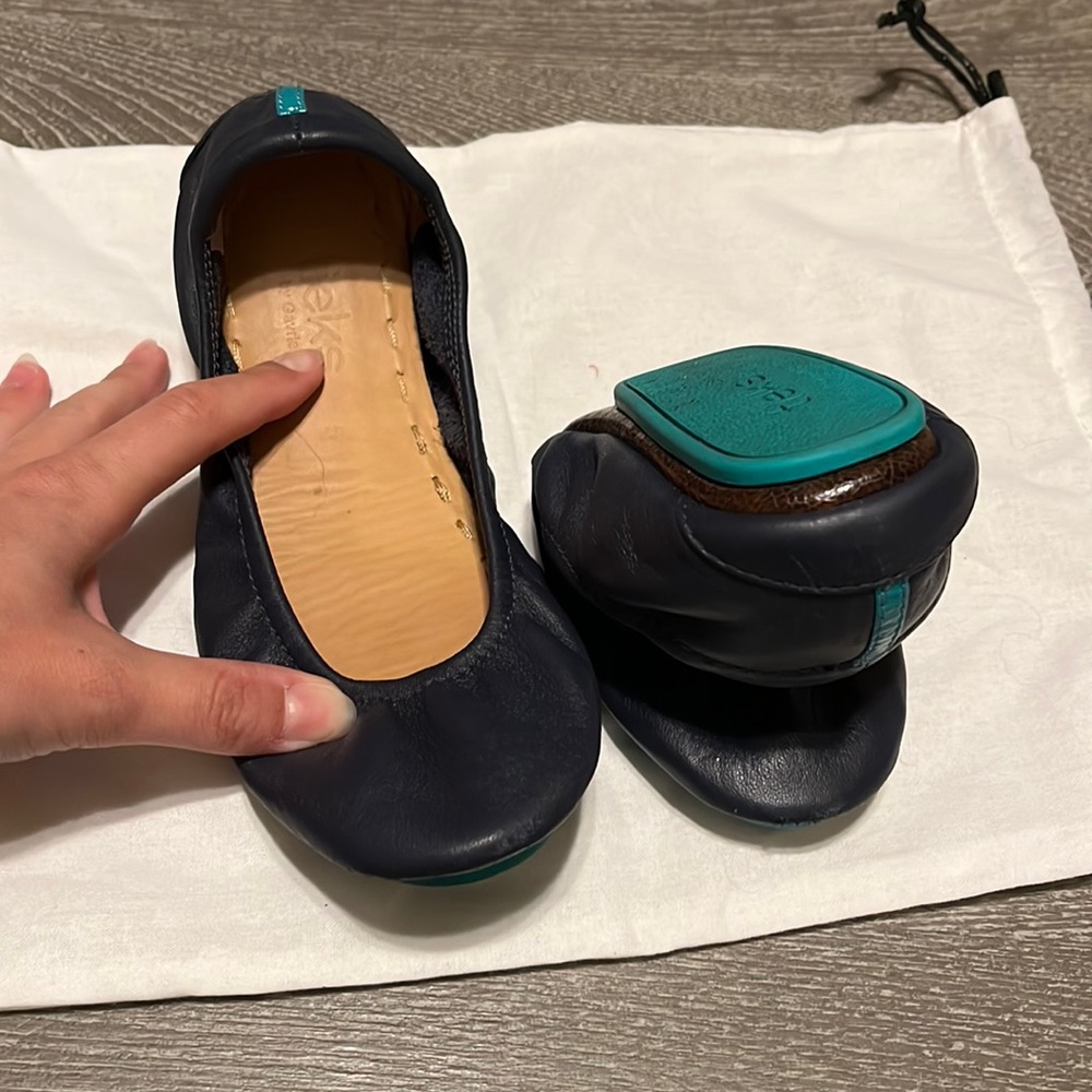Tieks California Navy ballet flats